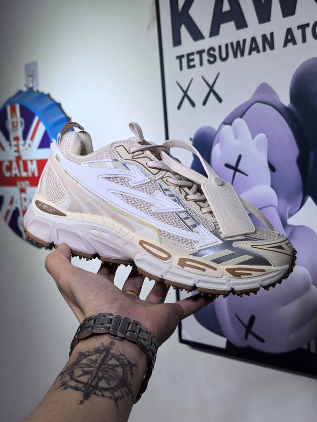 Off-White Be Right Back round toe lace-up comfortable and light lifestyle casual