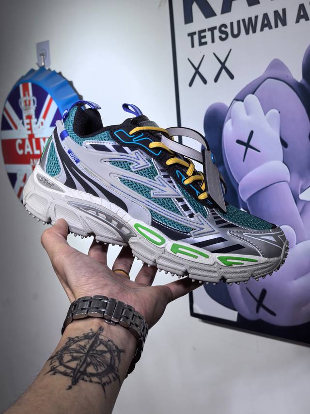 Off-White Be Right Back round toe lace-up comfortable and light life casual shoe
