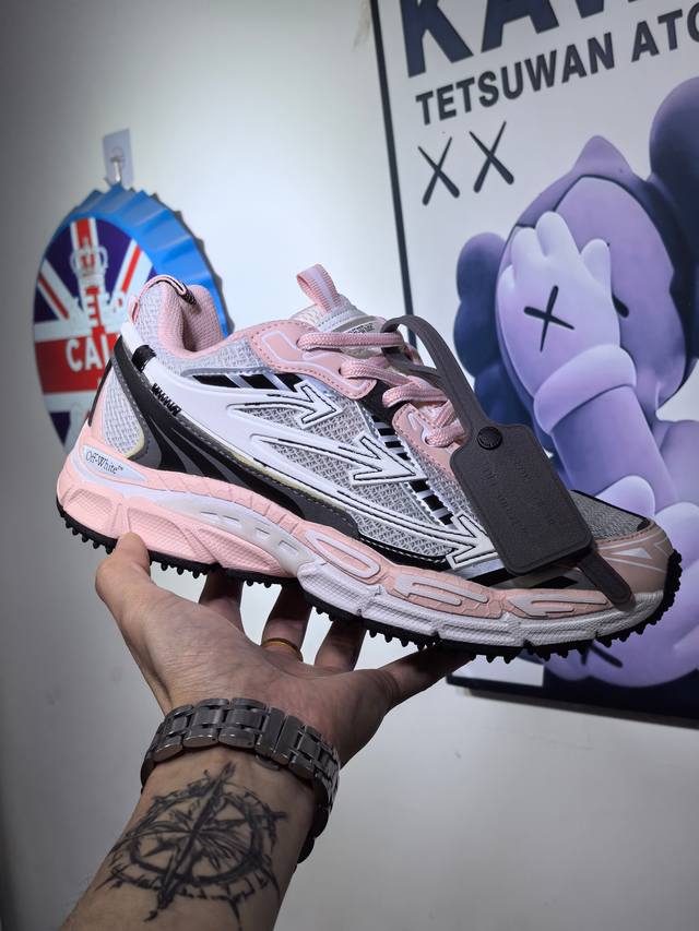 Off-White Be Right Back round toe lace-up comfortable and light lifestyle casual