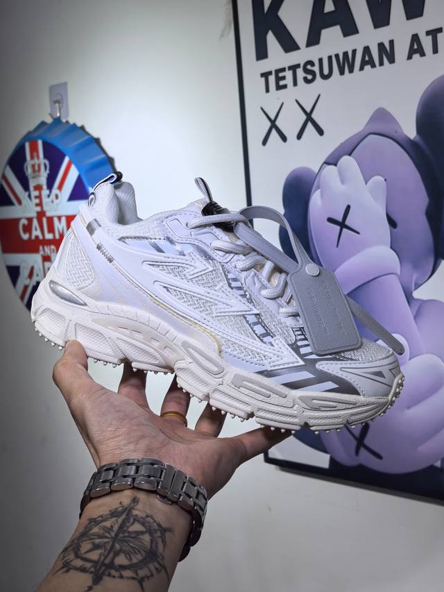Off-White Be Right Back Round Toe Lace-up Comfortable Lightweight Lifestyle Casu
