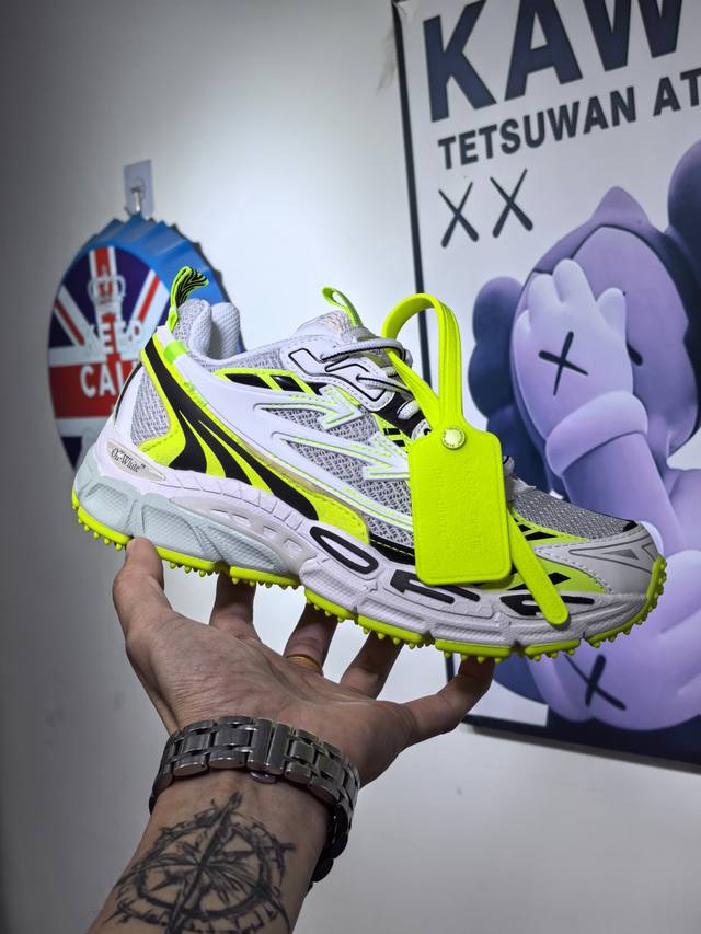 Off-White Be Right Back Round Toe Lace-up Comfortable Lightweight Lifestyle Casu