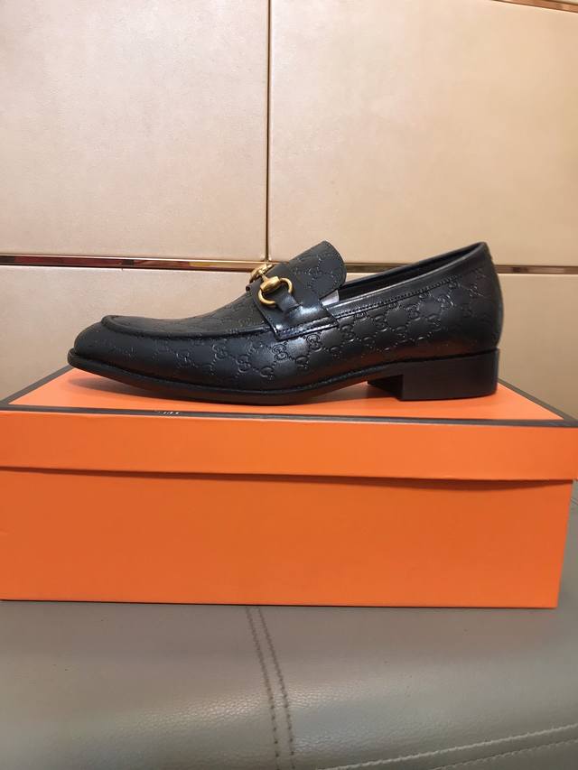 Factory Price P Gucci latest men's casual leather shoes men's shoes formal shoes