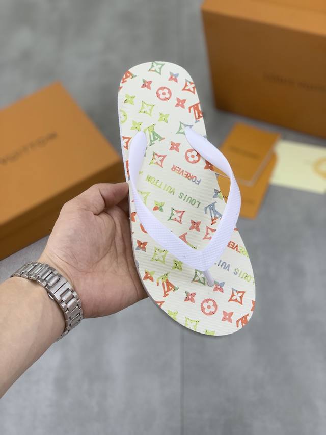 Factory P price P real price Louis Vuitton new couple casual flip-flops, officia