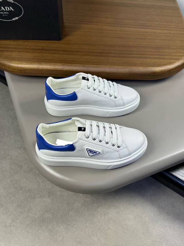 Prada -High-end quality original -Upper: original Nappa calfskin, brand plastic
