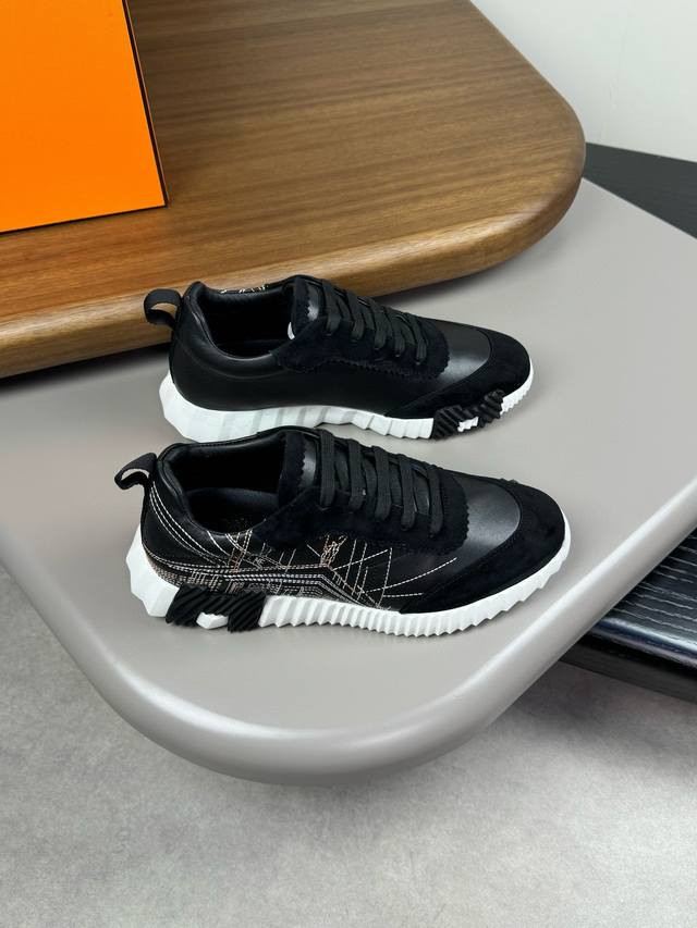 Hermes -High-end quality original -Upper: suede mixed sheepskin, Nappa calfskin.