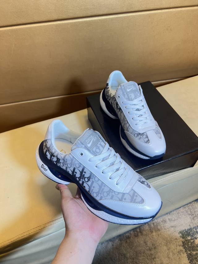 P Dior original quality. ~ Unique modern style sports shoes. A must-have casual