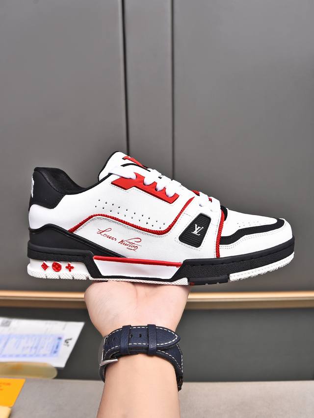 P: New couple running shoes Product trademark: Lv* Louis Vuitton casual shoes Re