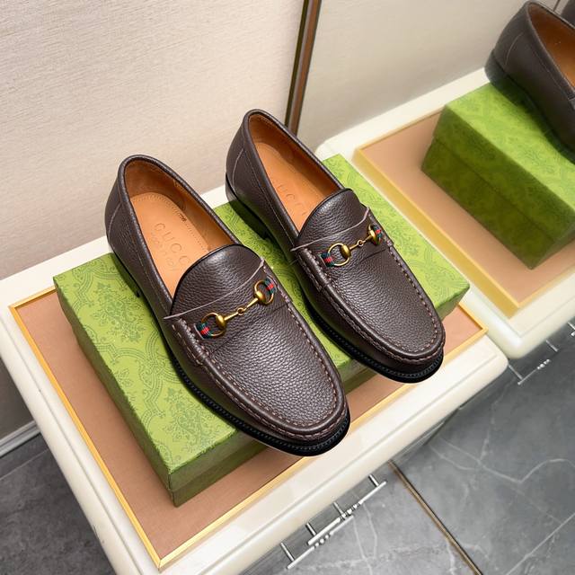 Product trademark: Gucci casual leather shoes Regular size: 38-44 45.46.47 Custo