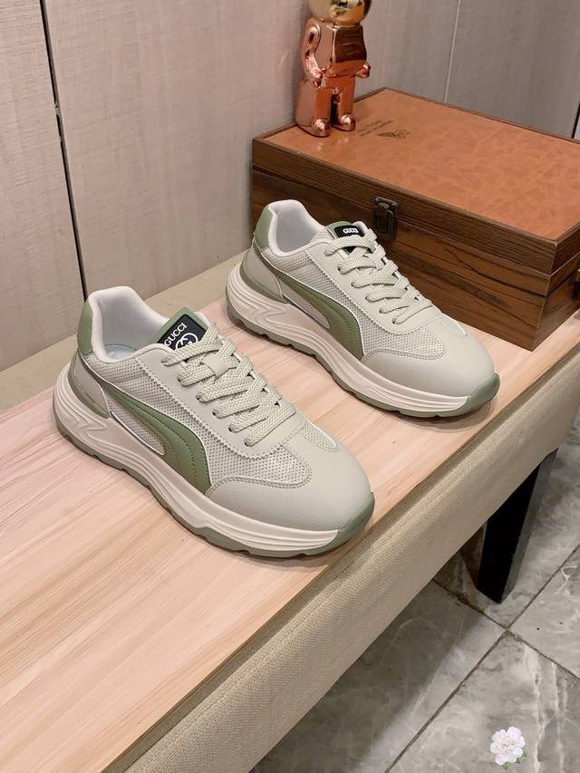 New Style: Factory Price Gucci* Latest Hot Sneakers, Top Brand Luxury ~ Purchasi