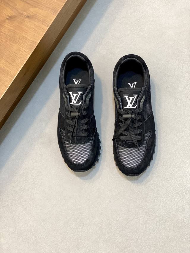 Louis Vuitton -High-end quality original -Upper: suede calfskin, stone pattern c