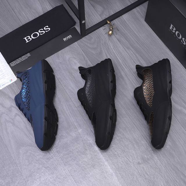 Product trademark: BOSS covered sole casual shoes Standard size: 38-44 45 Custom
