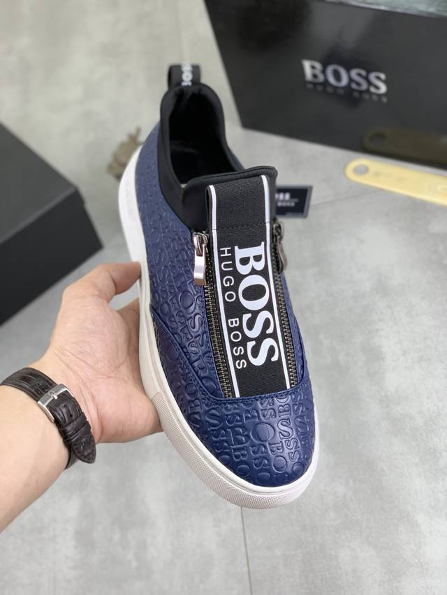 Factory P price men's men's sports shoes original Boss 2025 original lace-up men