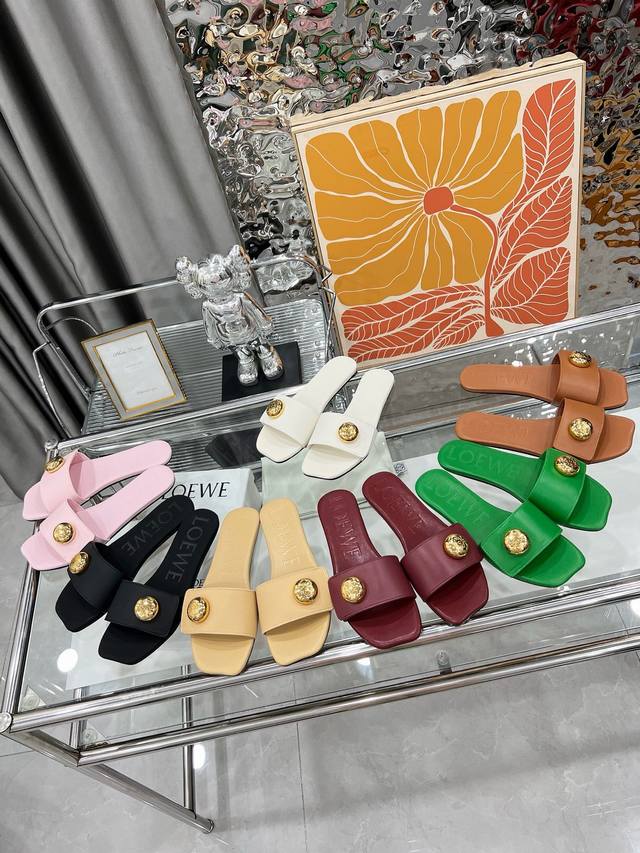 Factory P price women's clothing women's shoes sports original Loewe new slipper