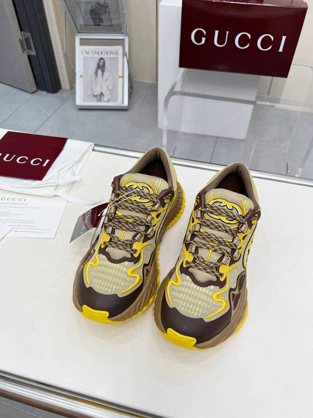 High version of Gucci Ripple new wave shoes Super light and comfortable to the f