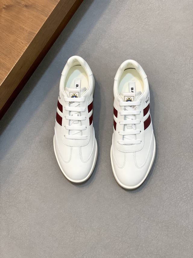 Bally's new Manto Runner calfskin sneakers Full calfskin upper and hidden eyelet