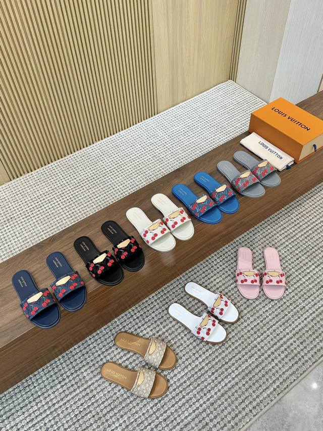 leather sole + 50 Lv Murakami Takashi Cherry Series 35-43
