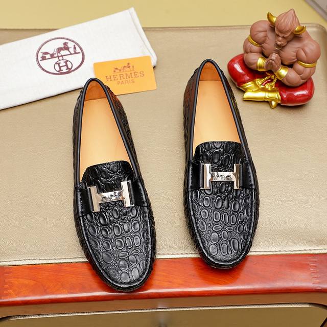 Factory Price Hermes Hermes counter same style classic slip-on shoes 1:1 mold or