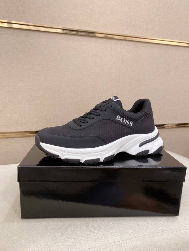 Boss latest casual men's shoes, welcome to compare, hot-selling Boss Hong Kong c