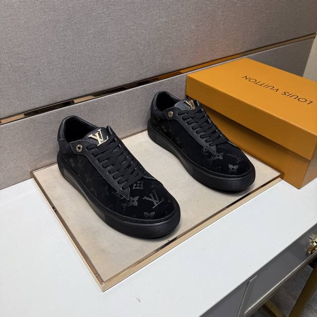 Factory price Pp Lv~ Men's casual shoes 2025Z counter simultaneous sale Size: 38