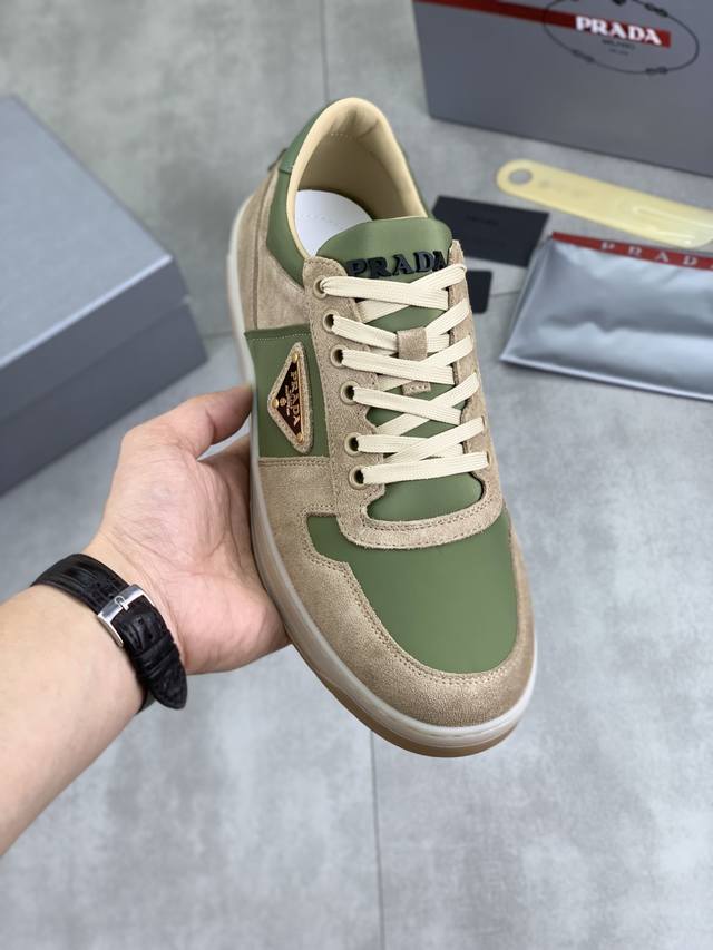 Factory P price P real price high quality cow lining Prada Prada classic men's s