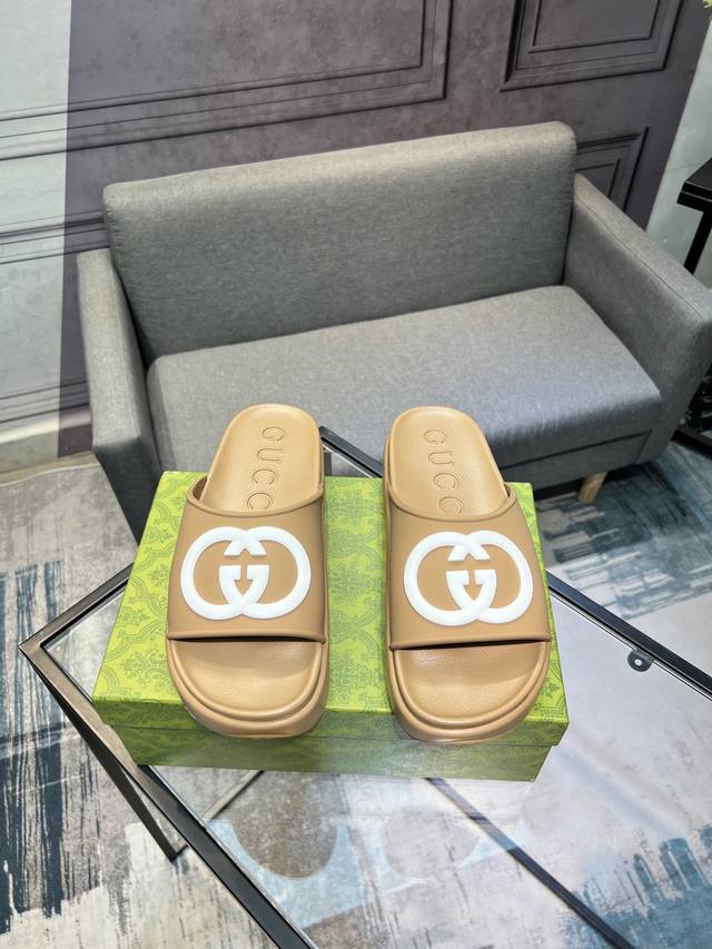 real price Gucci top purchasing spring and summer slippers counter synchronizati