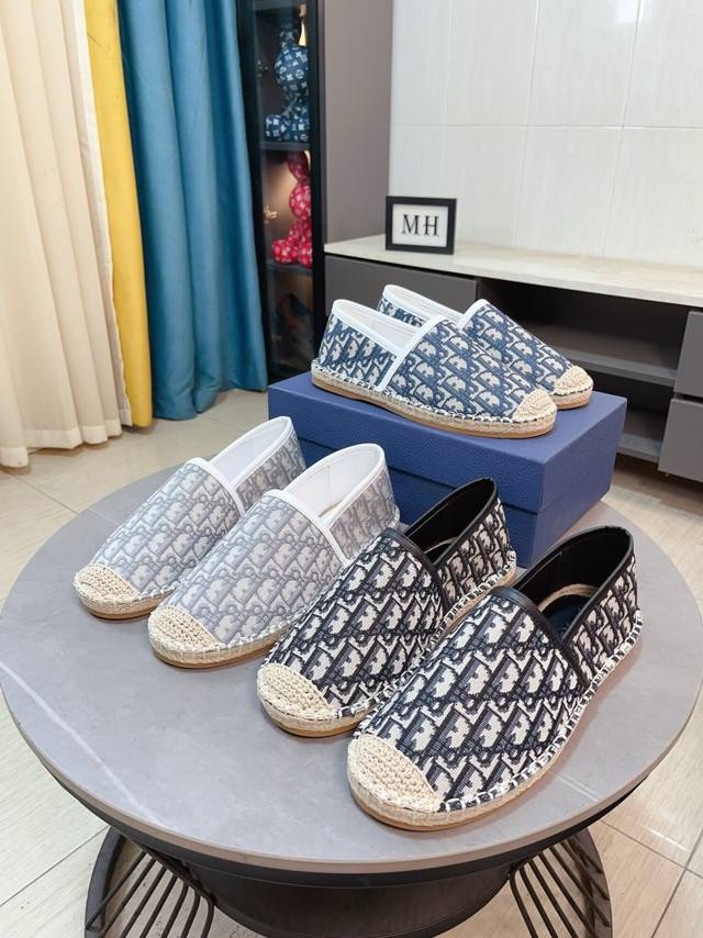 Factory price P Dior high quality men's latest slip-on loafers casual fisherman