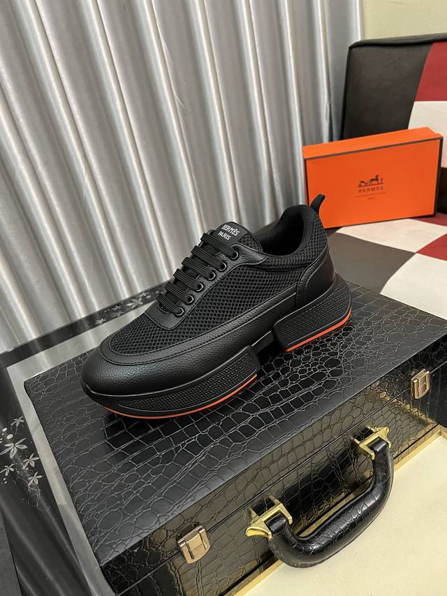 Factory Price: Herme* Hermes fashion casual sports shoes, finely crafted, custom