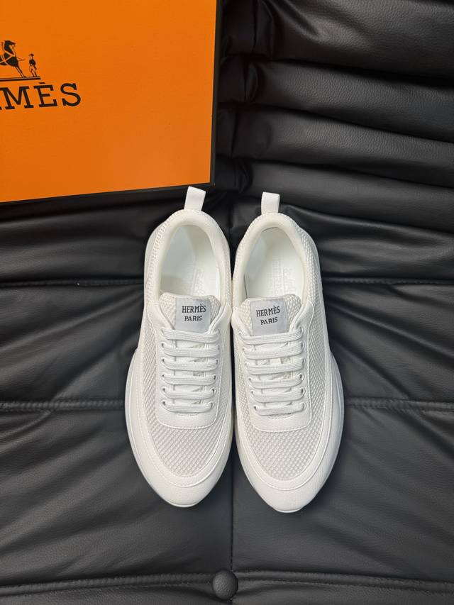 Hermes -High-end quality original -Upper: Nappa calfskin embossed thickened merc