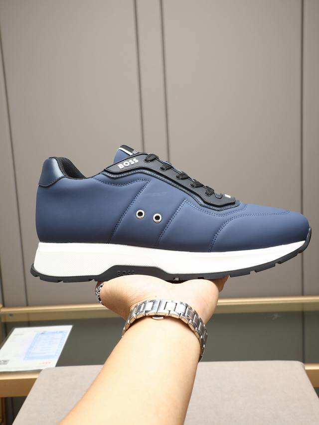 P Boss men's casual sports shoes, original mold, upper made of Italian imported