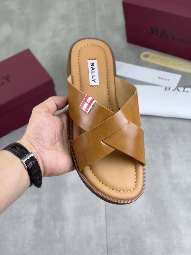 Factory P price P Bally new men's casual slippers series! Review Global limited