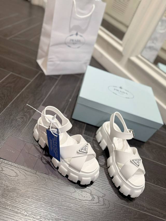 Direct sales P Direct sales Prada Roman shoes will definitely make you fall in l