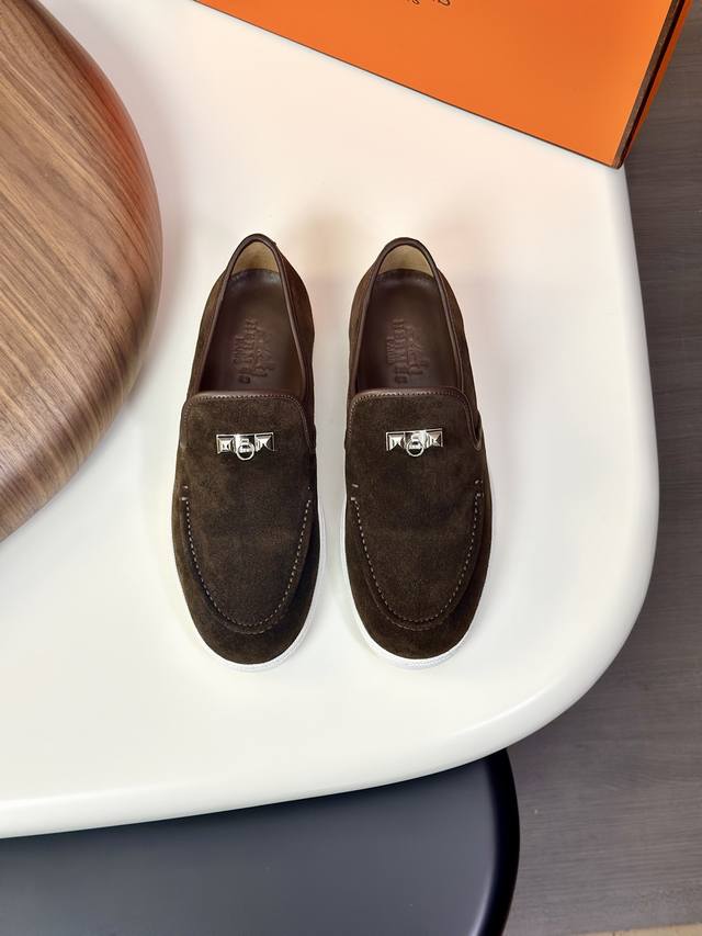 H2025 counter new men's casual loafers, made of high-tech original materials and