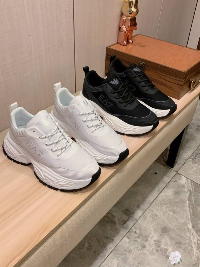 New: Factory price Armani Armani* latest hot casual shoes, top brand luxury ~ pu
