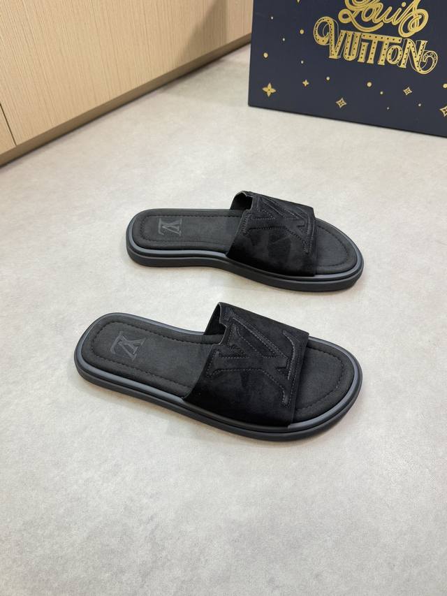 Louis Vuitton -High-end quality original casual sandals -Upper: imported high-me