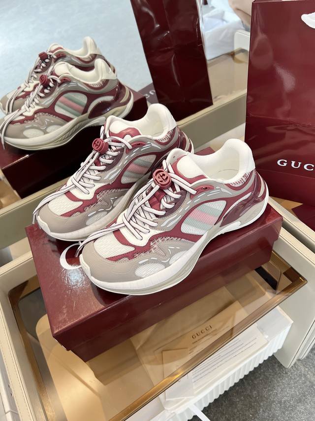 Gucci 2025 Gucci series 2.0 sports shoes are heavily invested in the brand's ico