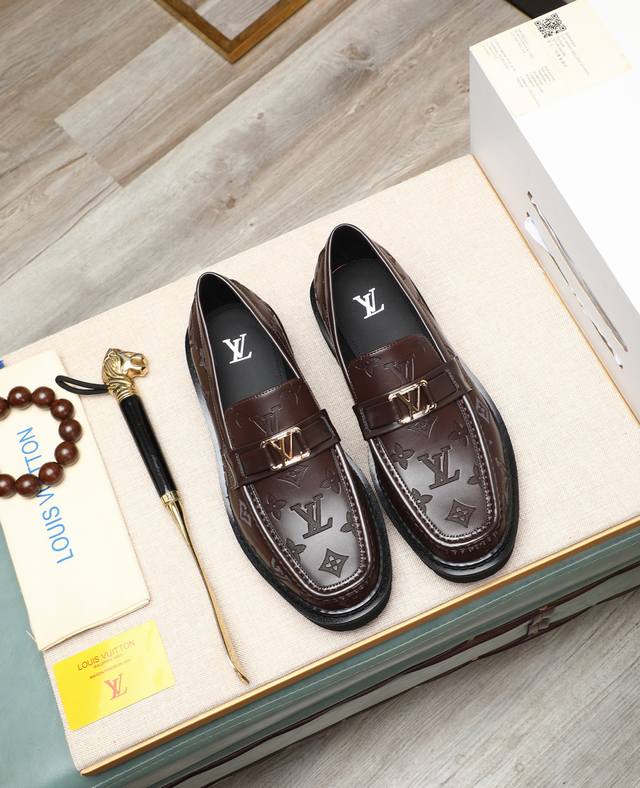 Factory Price P Original Product L High-end formal casual leather shoes, fashion