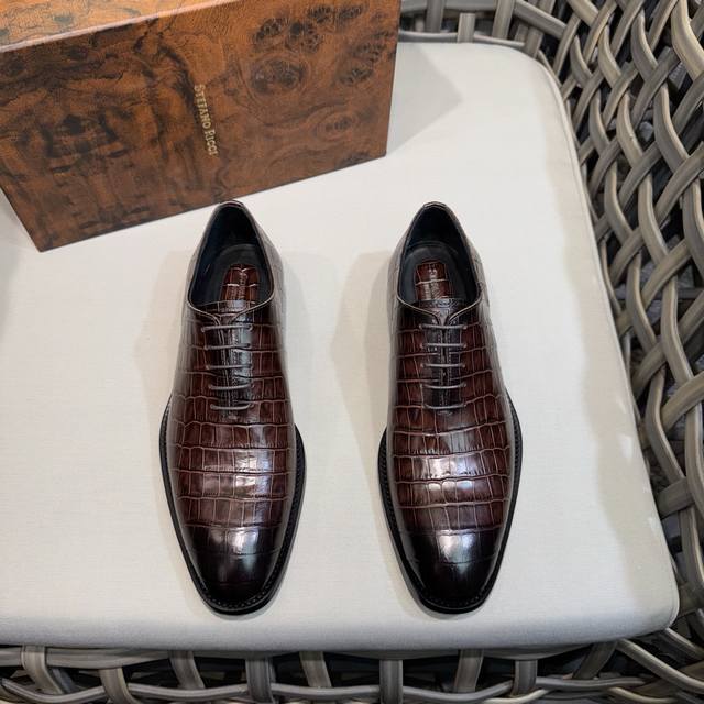 Stefano Ricci high-end men's formal casual leather shoes