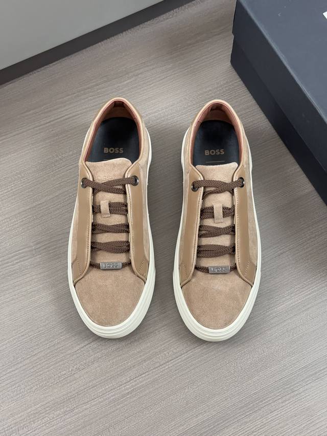 Boss real price -High-end quality original -Upper: suede calfskin, air-pressed b