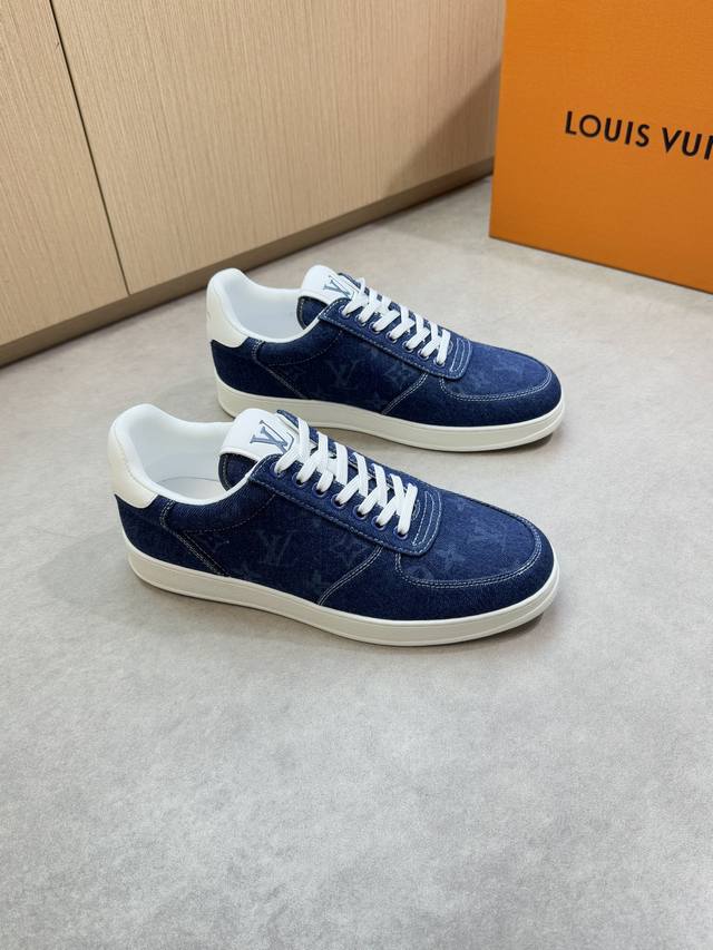 Louis Vuitton -High-end quality original casual sports sneakers -Upper: Nappa ca