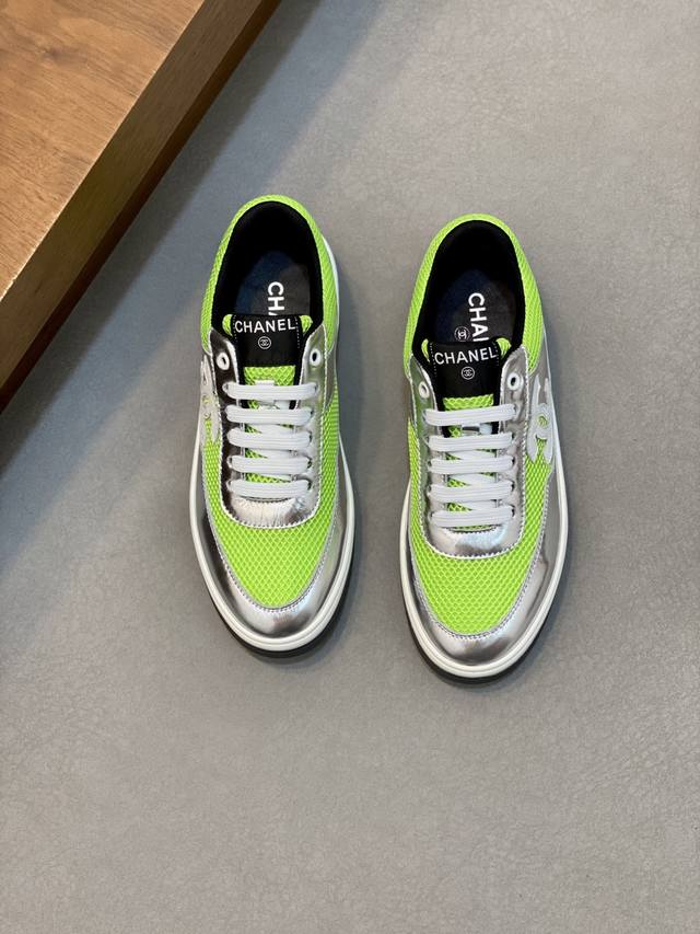 Ch Nel New spring and summer sports shoes Fabric: Italian imported mesh with col