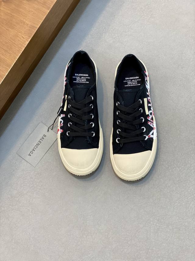 Balenciaga early spring tassel low-top canvas shoes, light and comfortable, deli