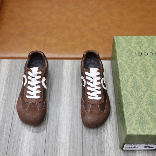 Gucci's new horsehide washed and distressed Dexter shoes, men's lightweight full