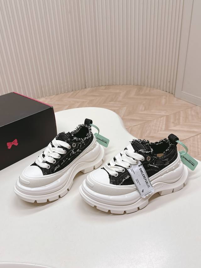 Smilerepublic Smile Couple Shoes, Thick-soled Shoes, Casual Shoes~~ Same style a