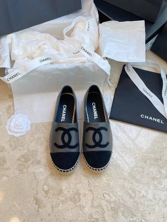 Chane* Spring new product Espadrilles fisherman shoes, Xiaoxiang classic version