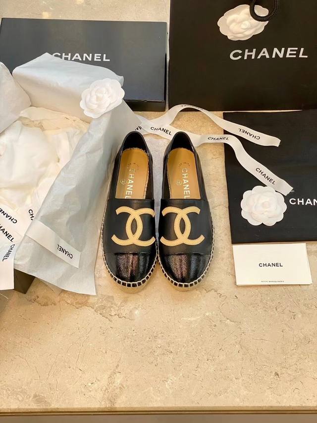 Chane* Spring new product Espadrilles fisherman shoes, Xiaoxiang classic version