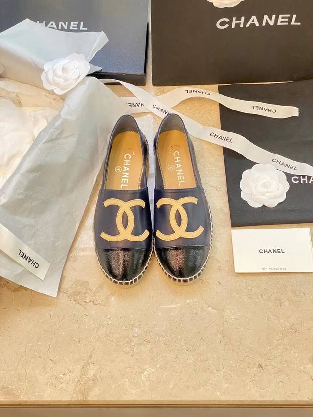 Chane* Spring new product Espadrilles fisherman shoes, Xiaoxiang classic version