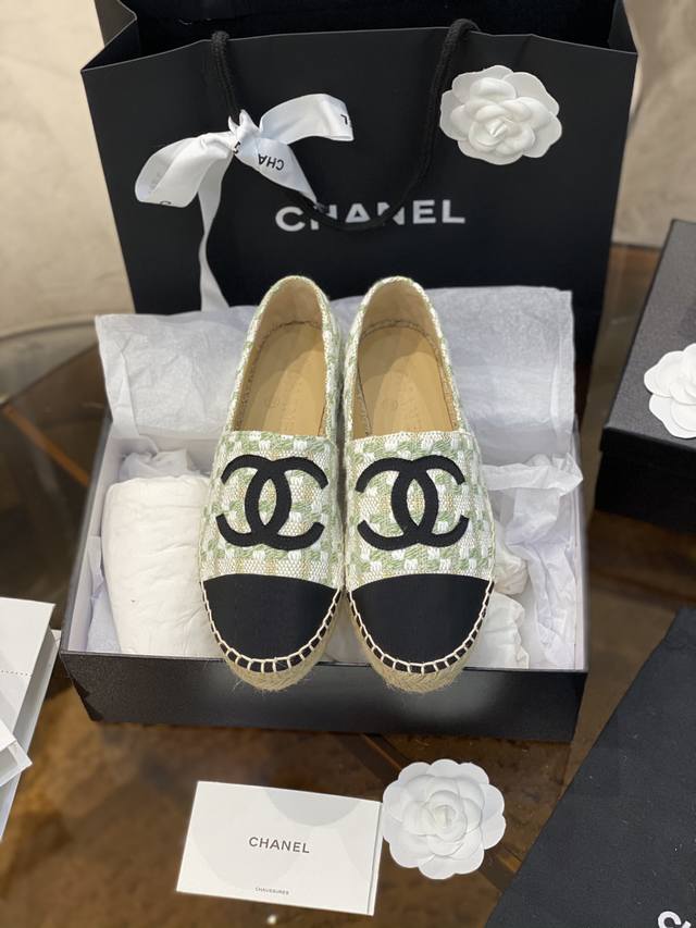 Chane* New Espadrilles Fisherman Shoes, Chanel Classic Style! Exclusive purchasi