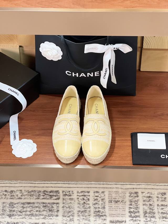 official website synchronized Chane* 24 spring new product, thickened sole upgra