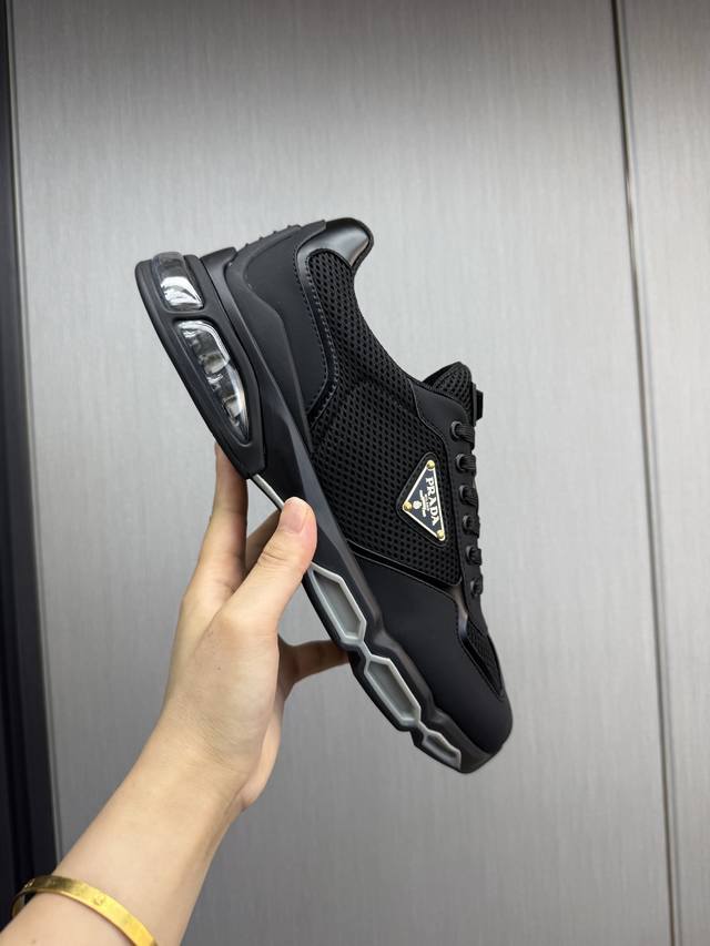 Factory P price Prada men's shoes counter hot sale, high quality shipment offici