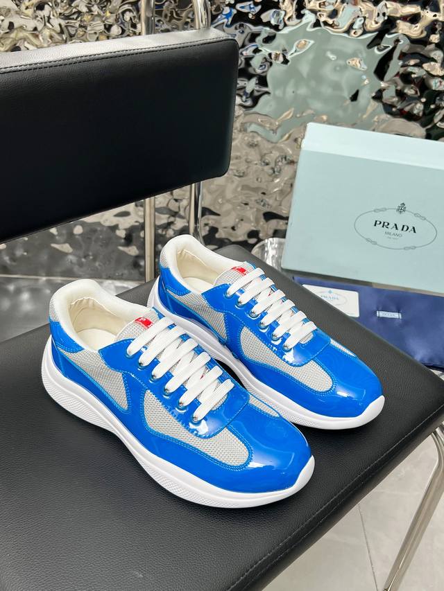 Factory Price: Prada: Original high-end presentation. Upper imported flying wove